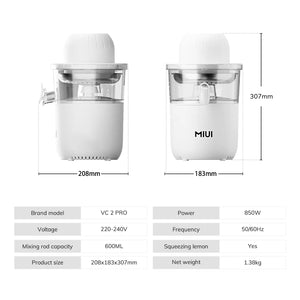 MIUI-Citrus-Juicer-VC2-Pro-Paratemer