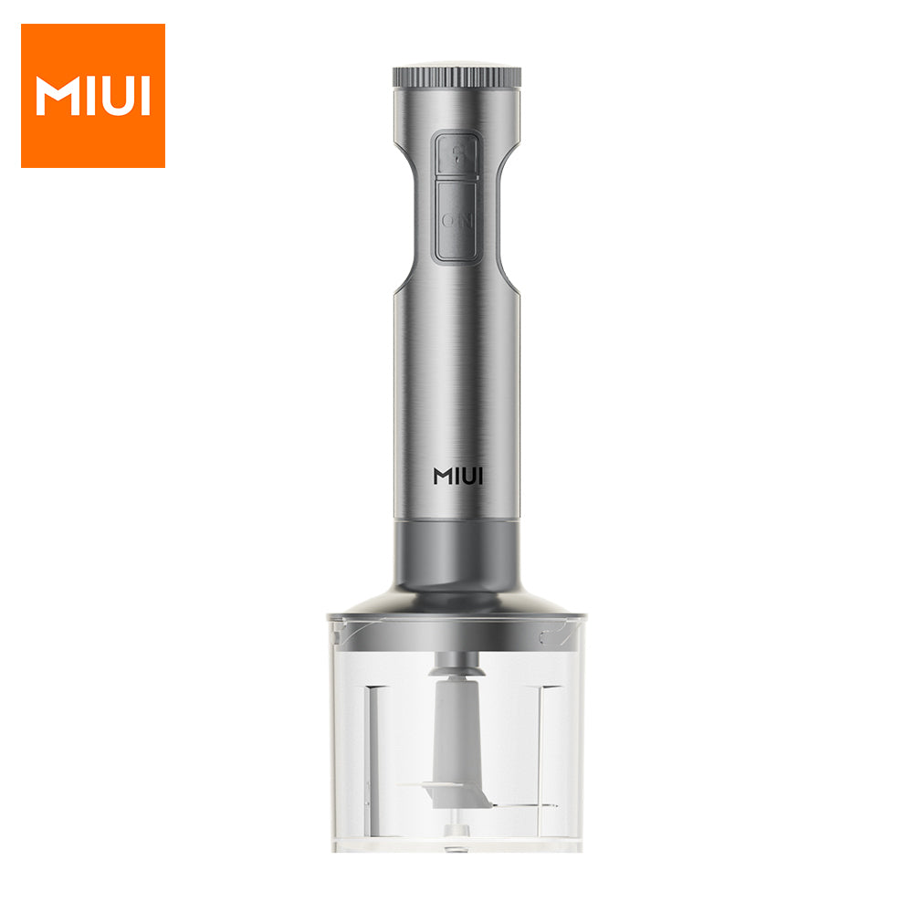 MIUI 1000W Hand Immersion Blender - Powerful 4-in-1 Stainless Steel Food Mixer,H1