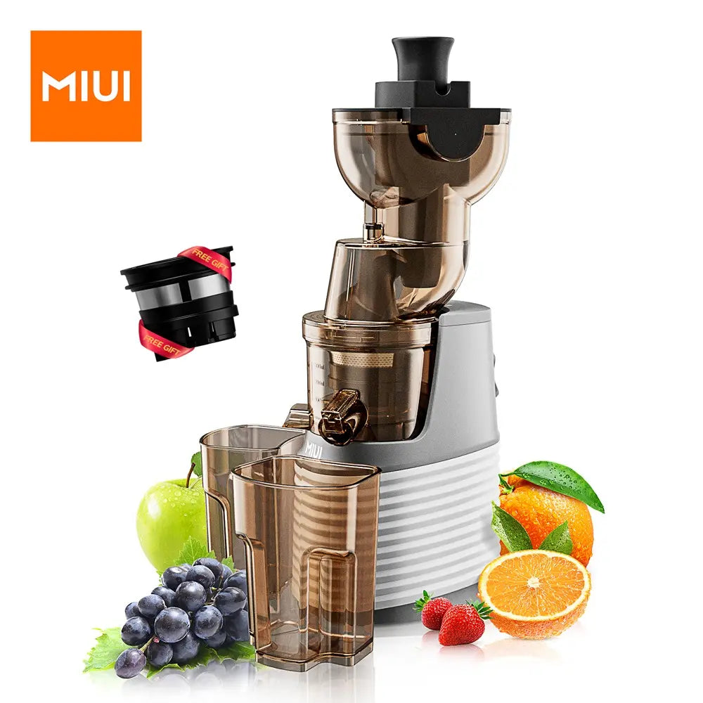 MIUI Slow Juicer New FilterFree Electric Cold Presses Rated Power 250W