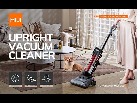 MIUI Powerful Turbo Upright Vacuum Lightweight, Pet Hair, Carpet